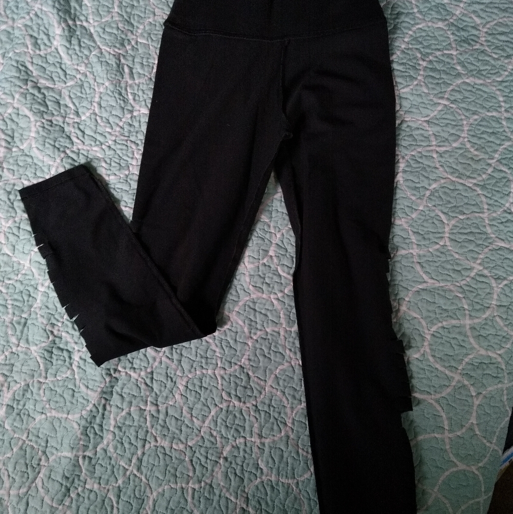Aerie Side Slit Cotton/spandex Legging
